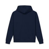 Organic Side-Pocket Hoodie — Minimal White Casual Pullover