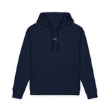 Organic Side-Pocket Hoodie — Minimal White Casual Pullover